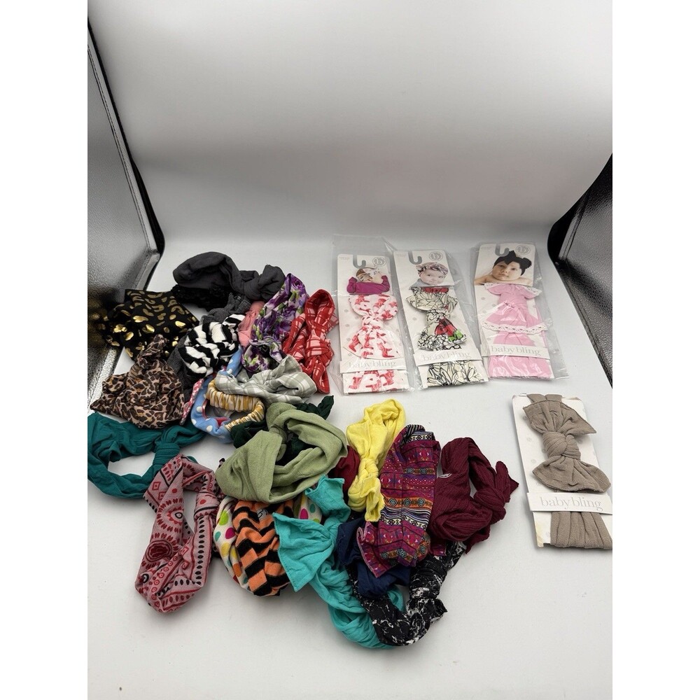 Lot Of 25+ Baby Girls Bows Baby Bling Other Brands